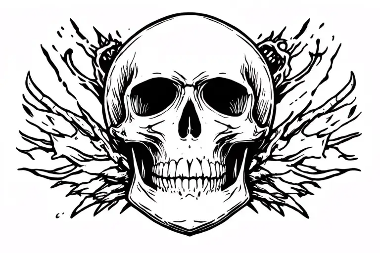 Postapocaliptic Death Skull