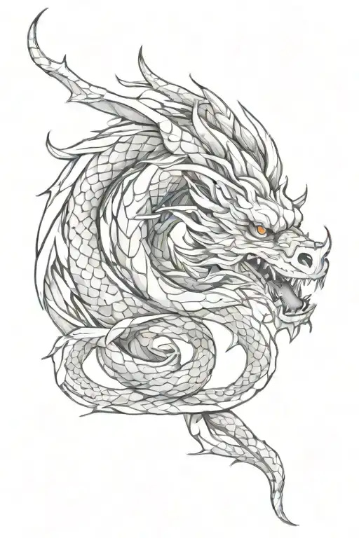 Dragon Tattoo Fore Arm Sleeve
