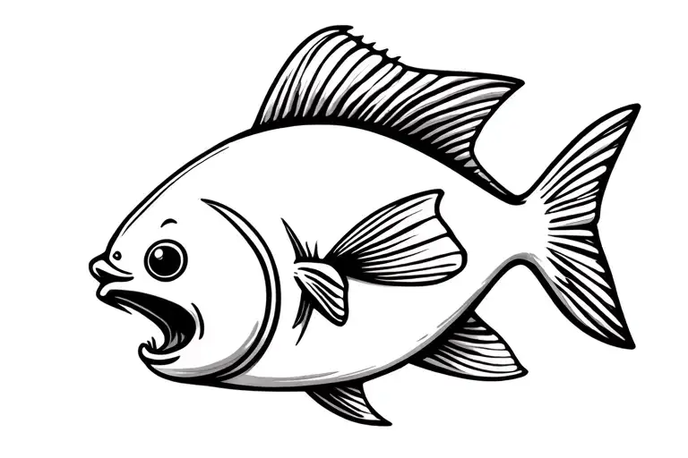 Cute Fish Open Mouth