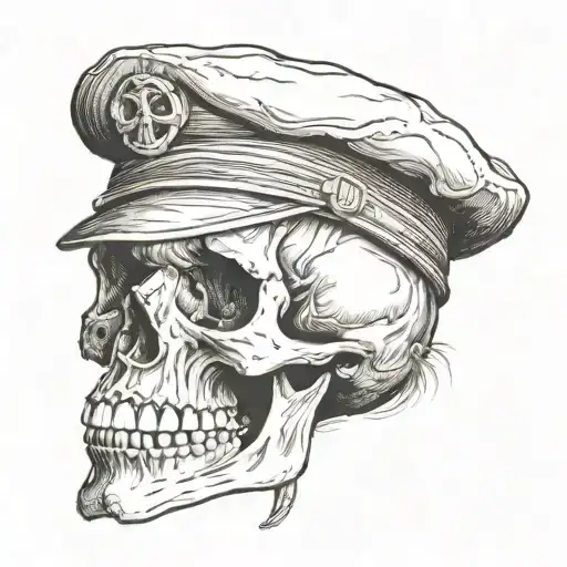 Skull Wearing A Fools Cap