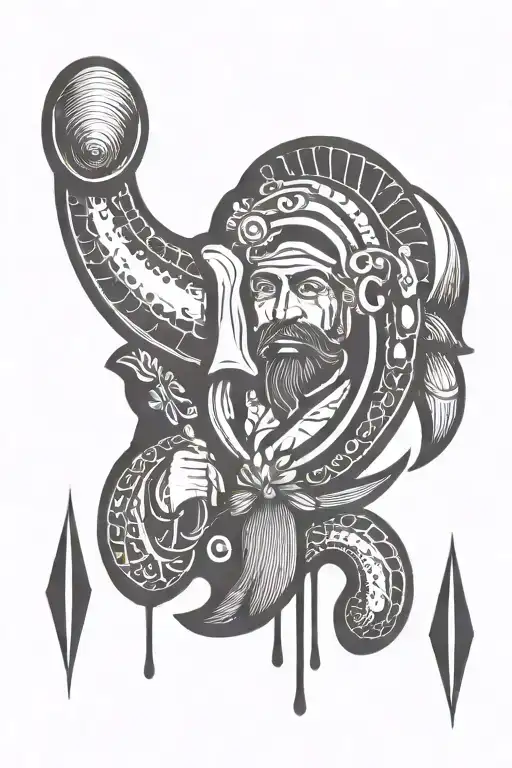 Seaman Sailing On A Coffee