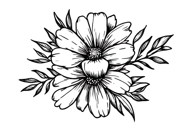 August April And September Birth Flower Intertwined