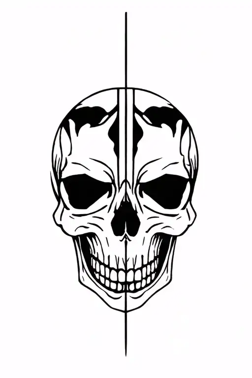 Minimalist Minimalist Skull