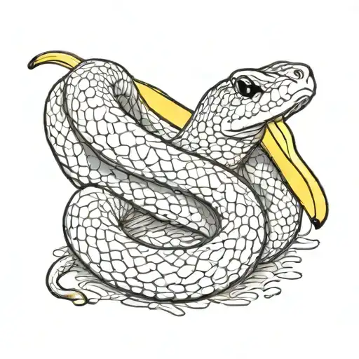 Snake With Banana