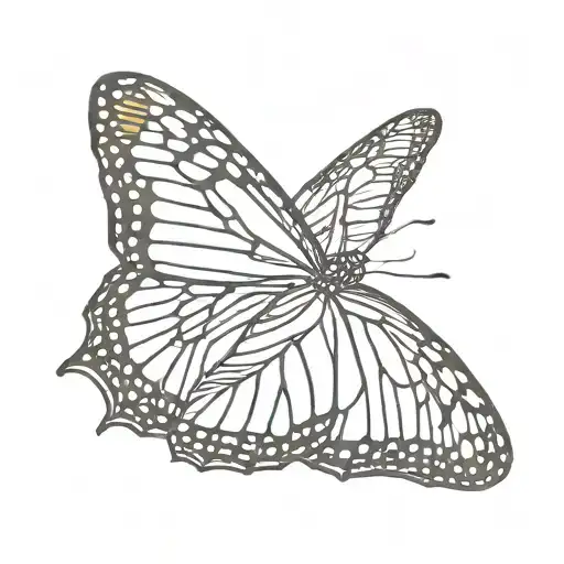 Monarch Butterfly Wing Pattern Inspired