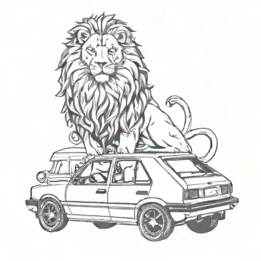 Vw Golf 2 Gti And The Lion Of Zion