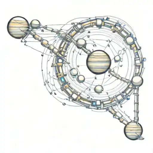 Saturn Dna Chain And Tree