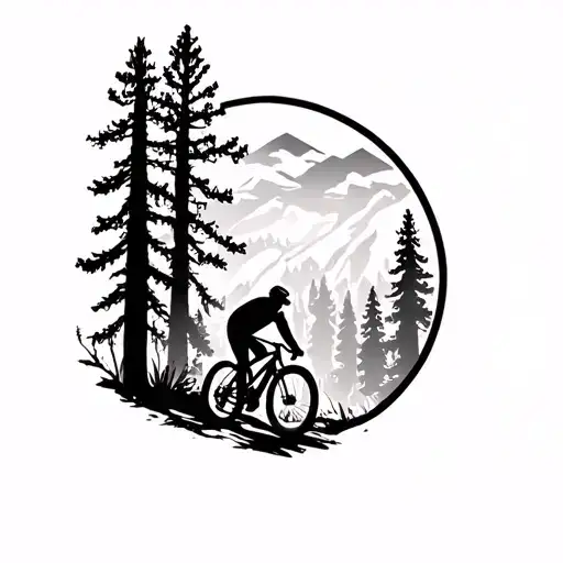 Forest Scene Mtb