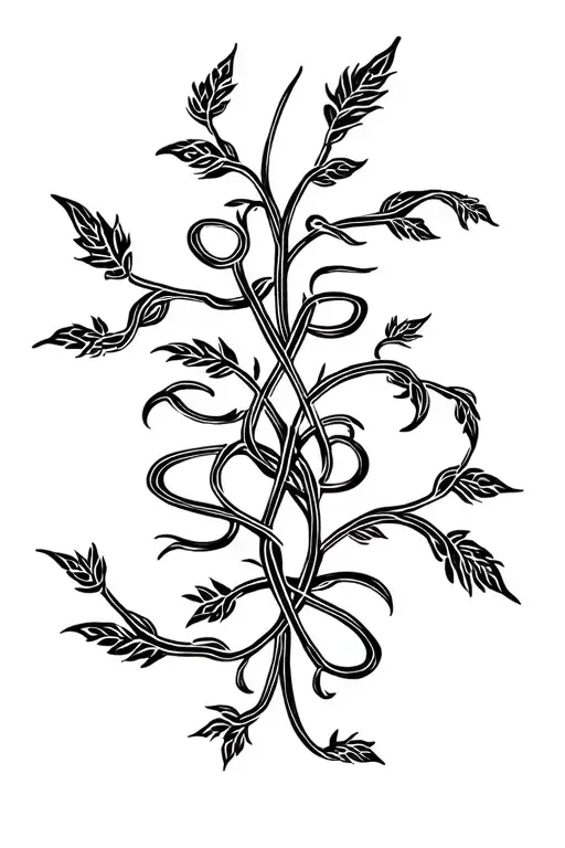 Vines And Celtic Knot