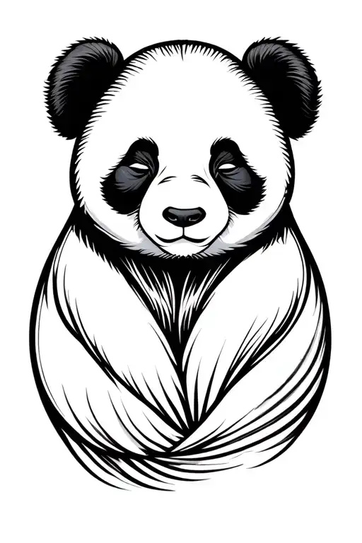 Mandela Panda Sleeping