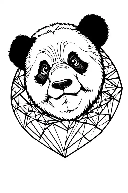 Mandela Panda In Diamond