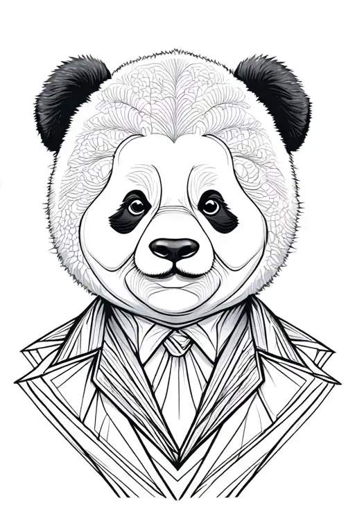 Mandela Panda In Diamond