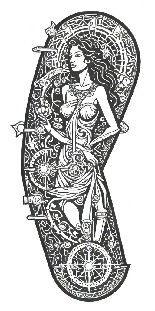 Libra And Young Sexy Woman Betrays