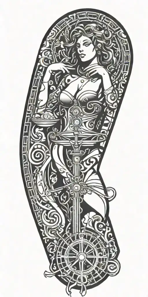 Libra And Young Sexy Woman Betrays