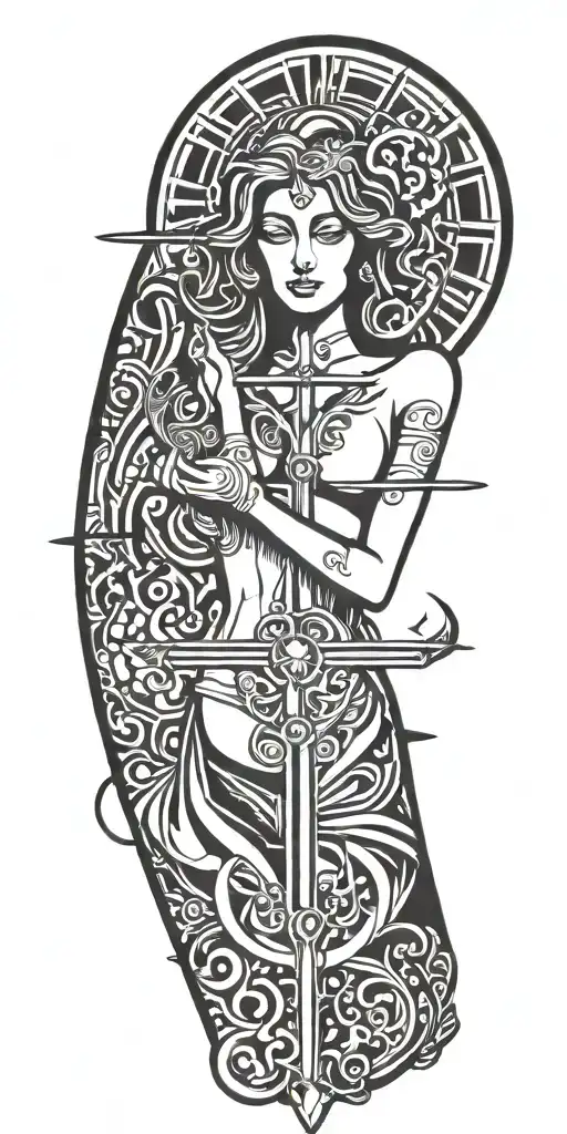 Libra And Young Sexy Woman Betrays