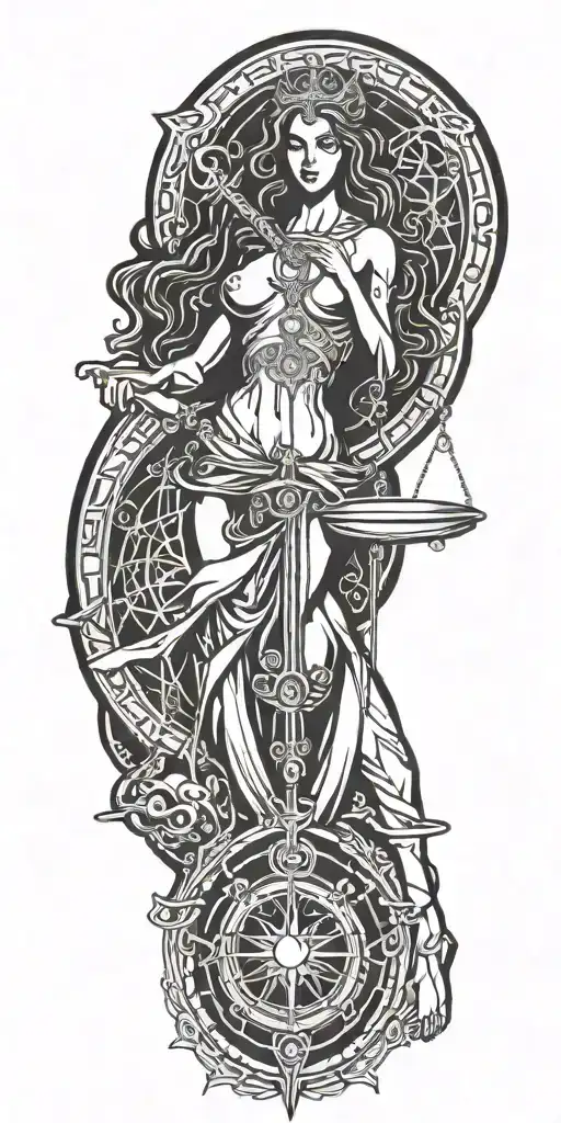 Libra And Young Sexy Woman Betrays