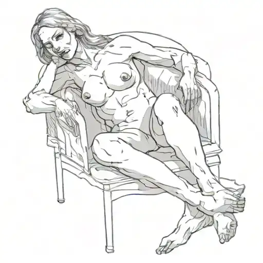 Nude Female Legless Amputee