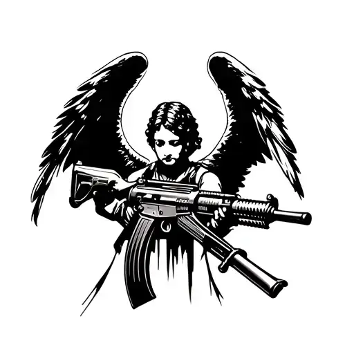 Angel With Ak-47
