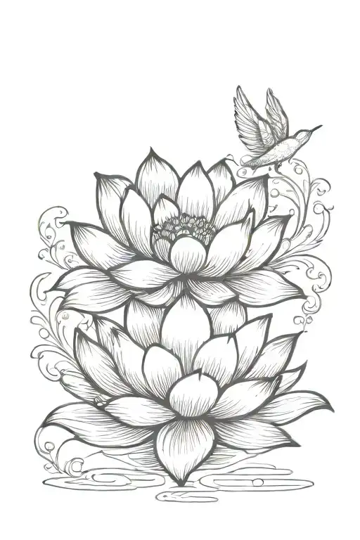 Lotus Flower With Angel Number