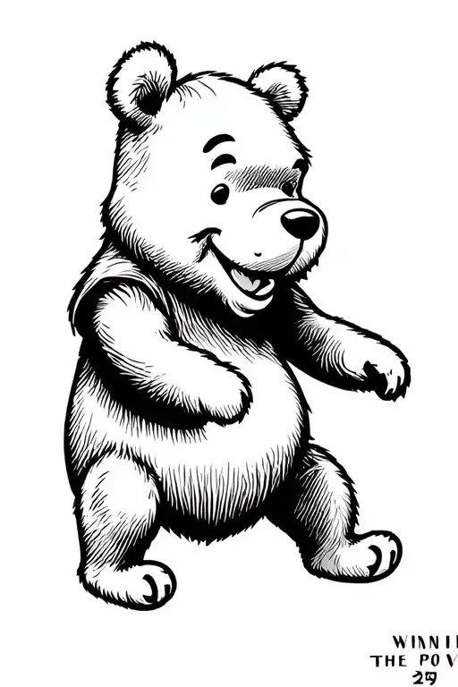 Winnie The Pooh With Honey