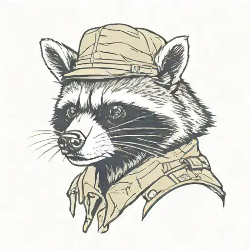 Soldier Raccoon