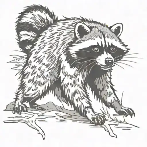 Army Raccoon