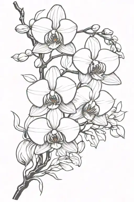 Orchid With Branches