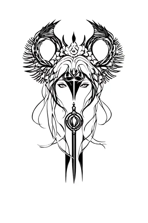 Hecate Goddess Shoulder
