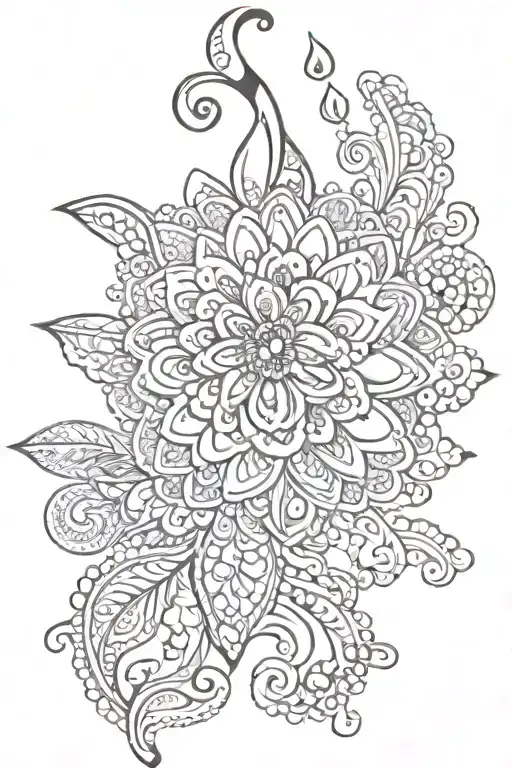 Hindu Mehndi Patterns