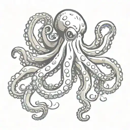 Octopus Holding Chest