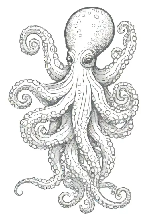 Octopus Holding Chest