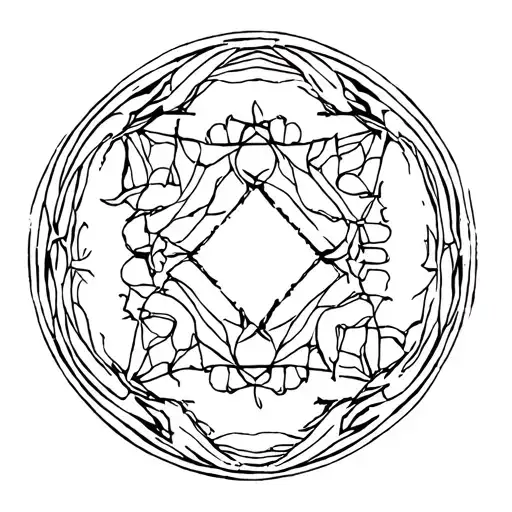 Wolf Mandala C Escher Staircase