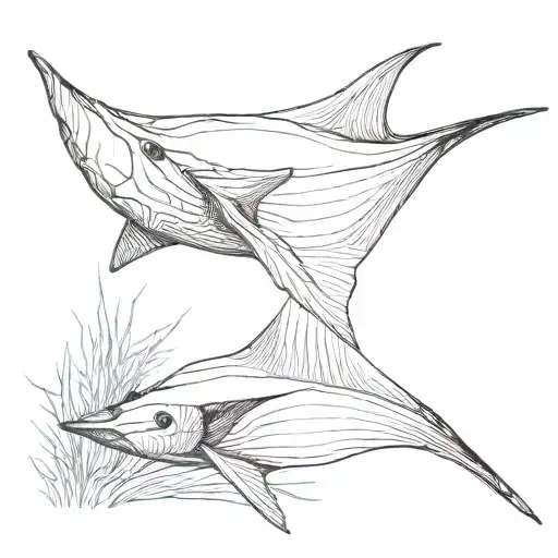 Fineline Mantaray Pretty And Minimalistic