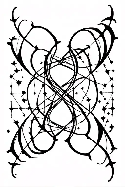 Gemini And Capricornband Aries Constellation Intertwined