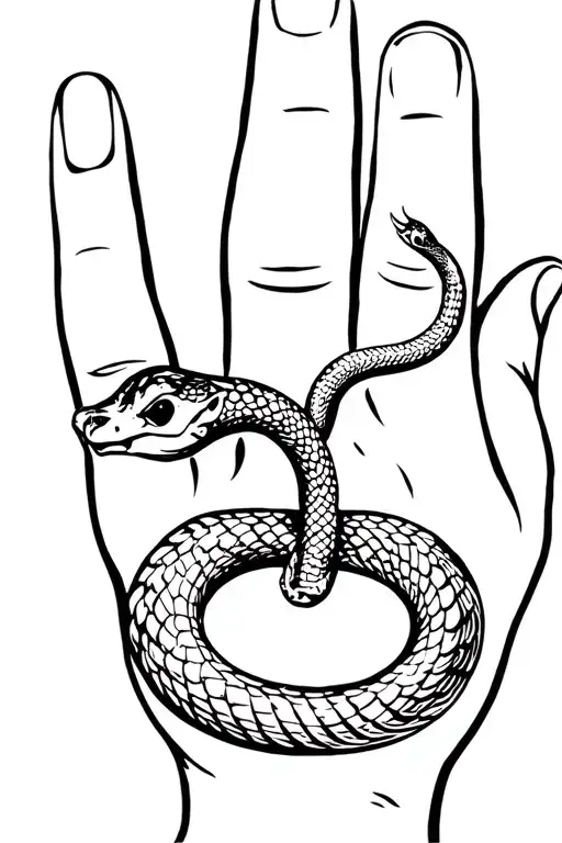 Snake On Ring Finger