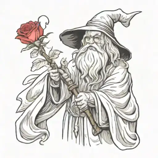 Wizard With A Rose