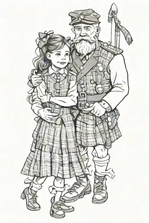Scottish Father Daughter