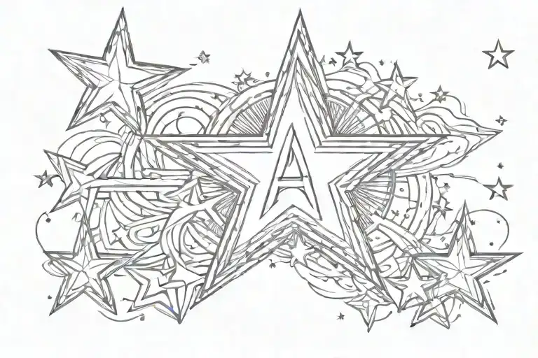 Name Rocco With Star Over The O