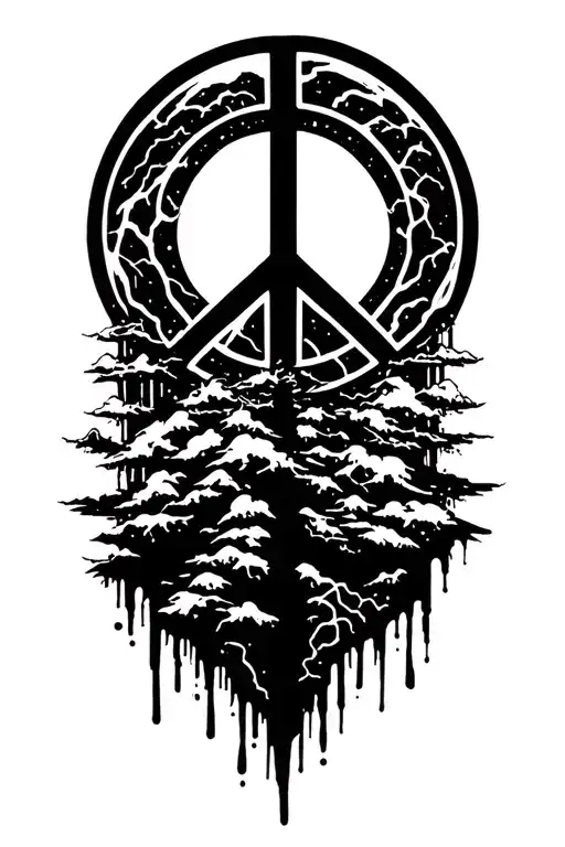 Peace And Lightining Storm And Time And Nature