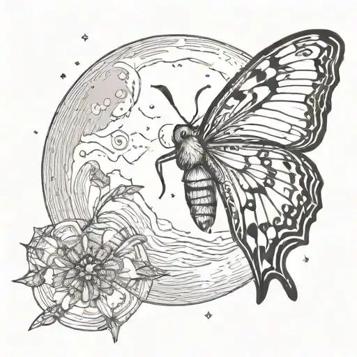 Moth And Moon