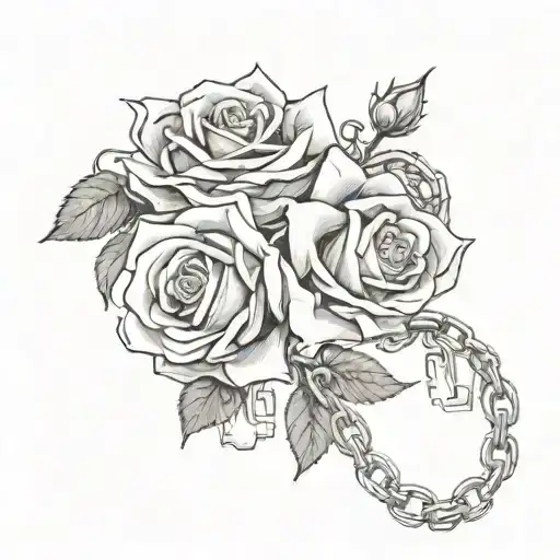 Broken Chains And Roses Interwined