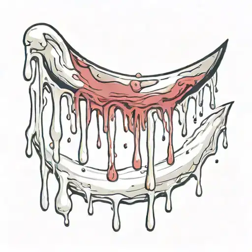 Half Moon Bleeding Dripping