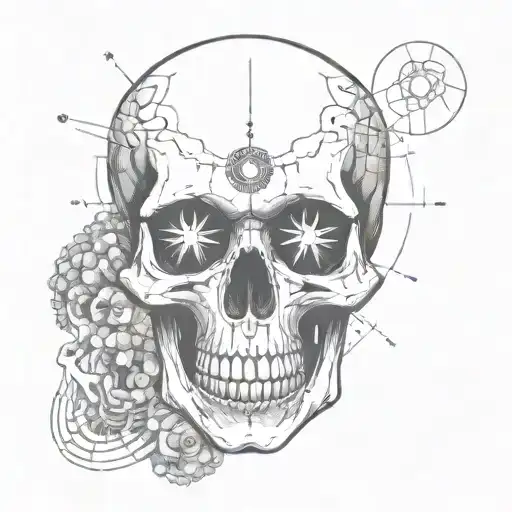 Skull Third Eye Opening With Scorpio