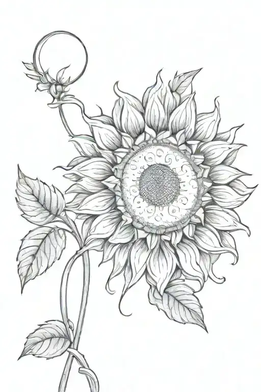 Moon Sun Flower