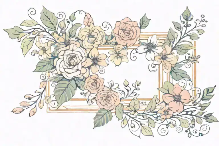 Floral Frame