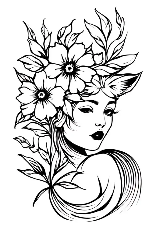 2 Animal Flower Woman Morse