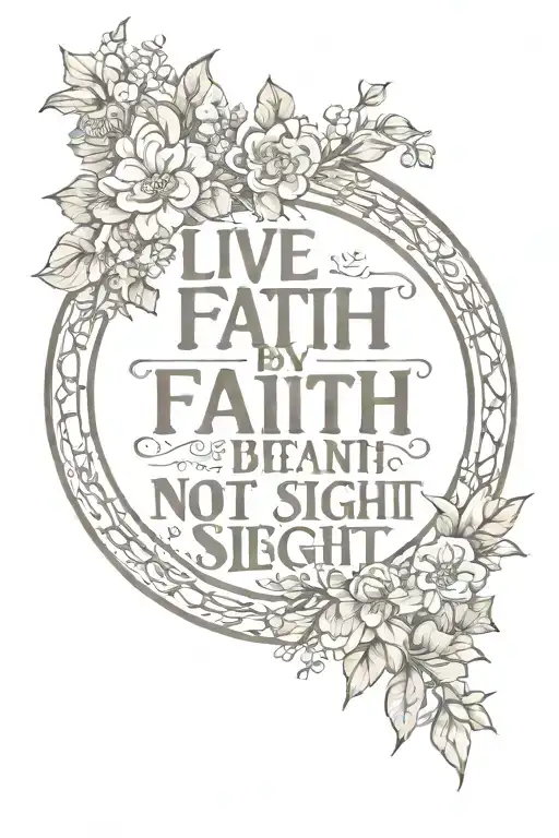 Live By Faith Not By Sight