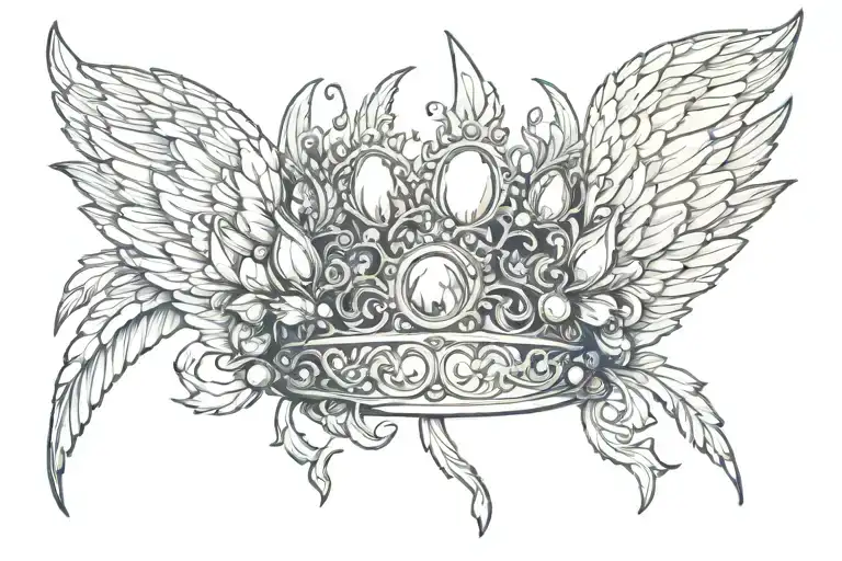 Wings Crown Made