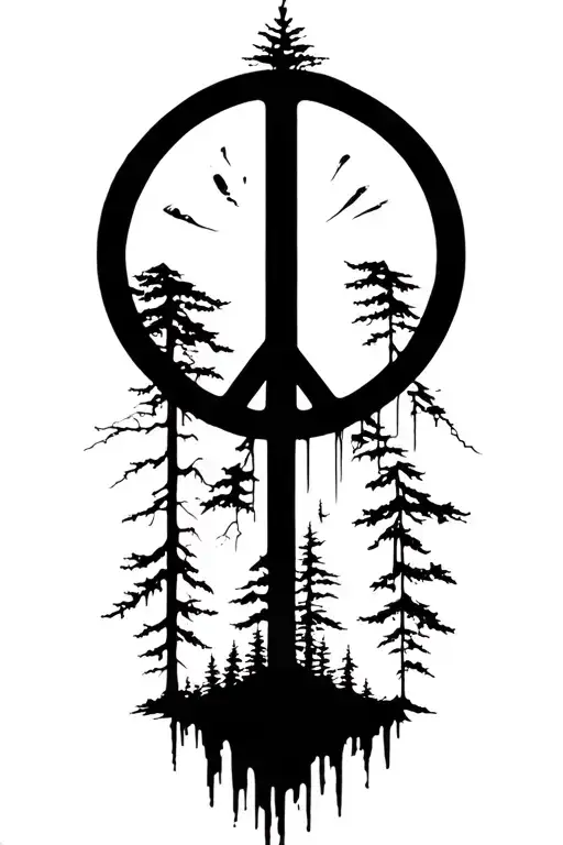 Peace And Lightining Storm And Time And Nature