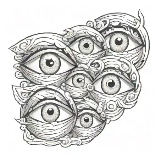 Kokushibo Eyes 1 Moon Eyes